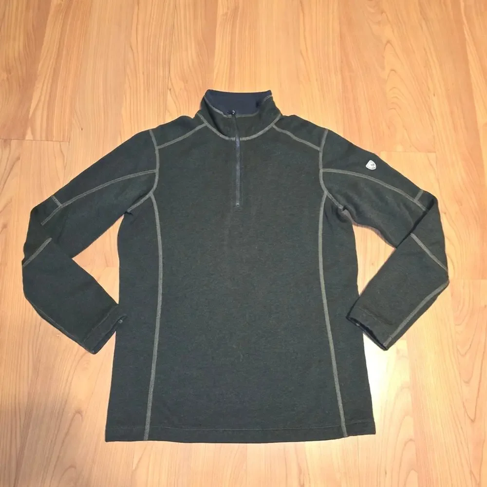 Kuhl Forest Green Zip-Up Men's Sweater